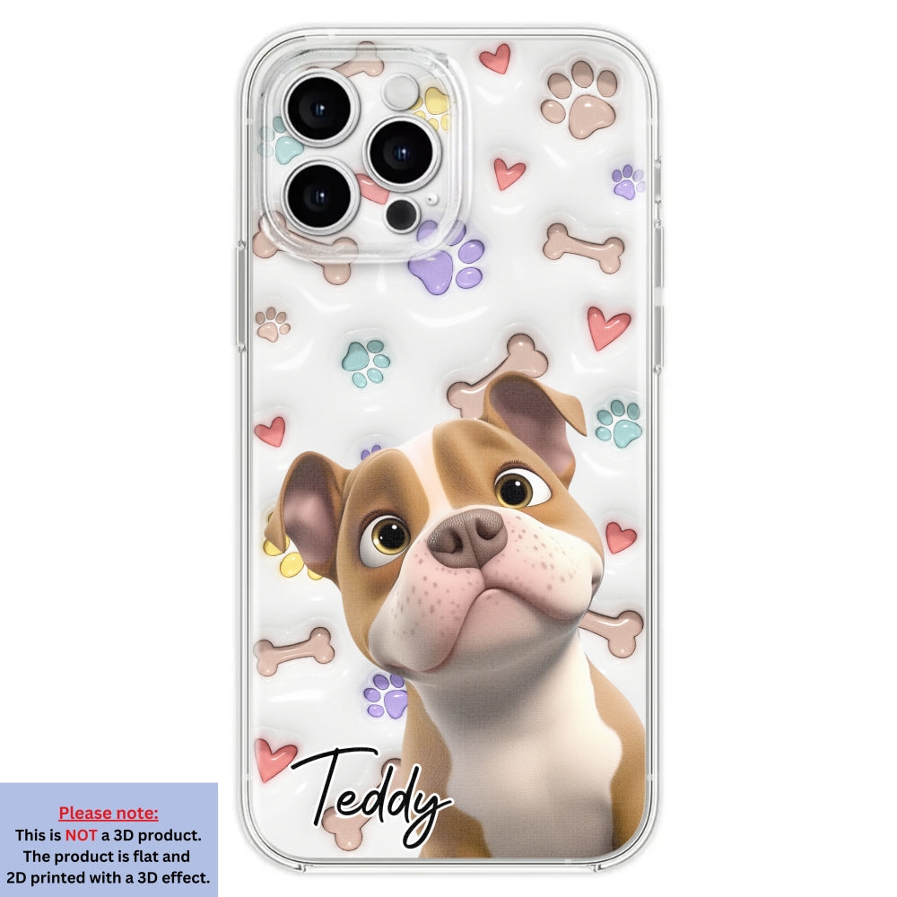 Baby Lovely Dogs - Personalized Custom 3D Inflated Effect Phone Case