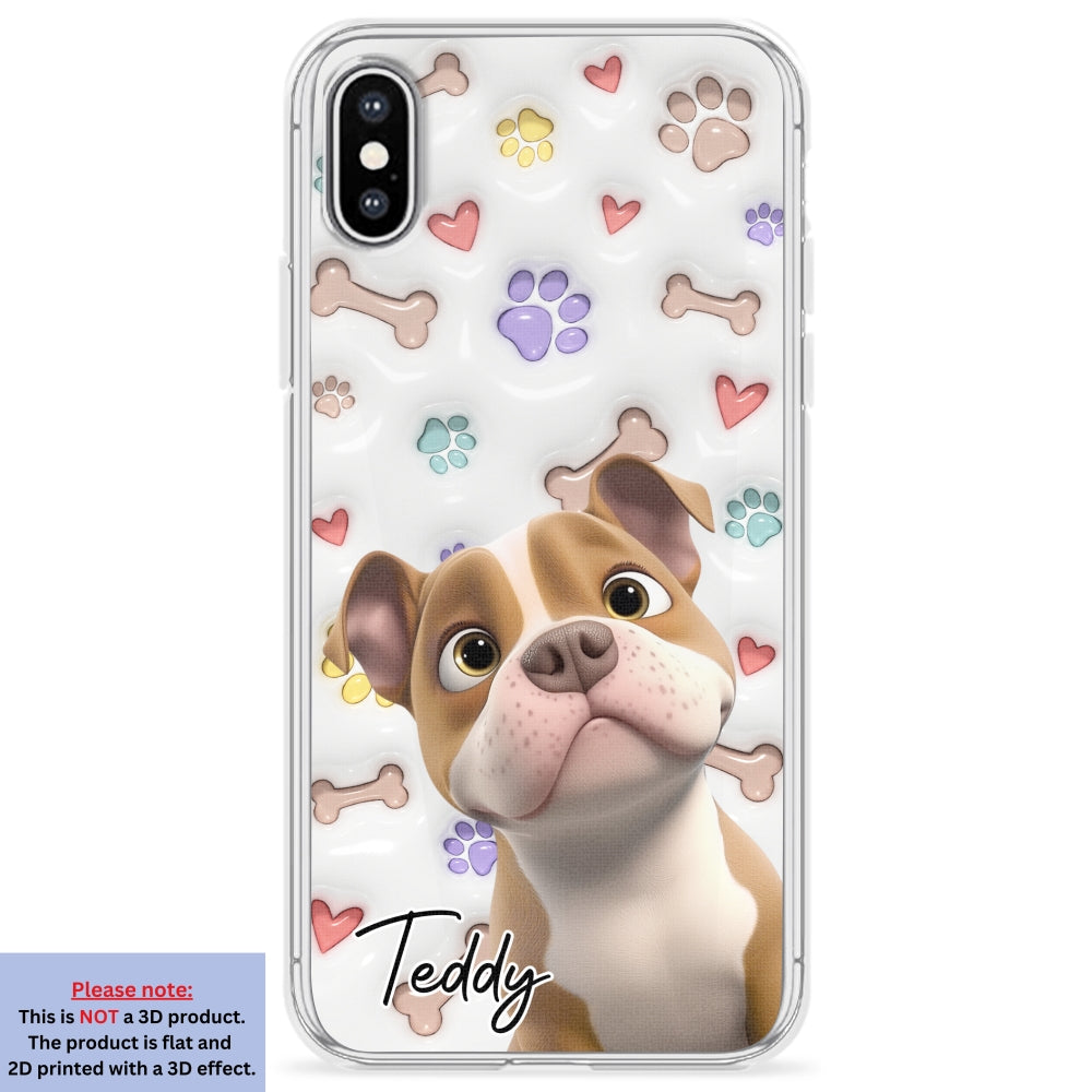 Baby Lovely Dogs - Personalized Custom 3D Inflated Effect Phone Case
