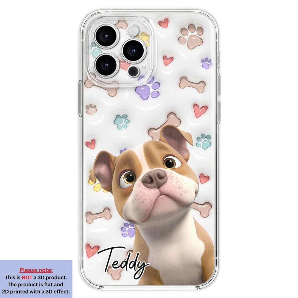 Baby Lovely Dogs - Personalized Custom 3D Inflated Effect Phone Case