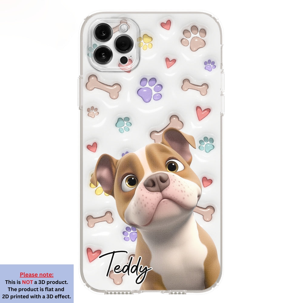 Baby Lovely Dogs - Personalized Custom 3D Inflated Effect Phone Case
