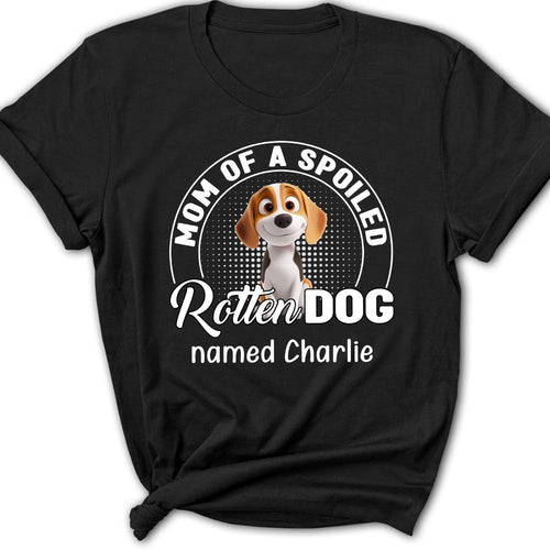 Spoiled Rotten Dog Chibi Cartoon - Personalized Custom Women's T-Shirt