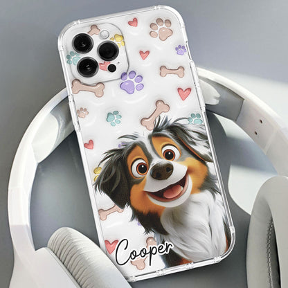 Baby Lovely Dogs - Personalized Custom 3D Inflated Effect Phone Case