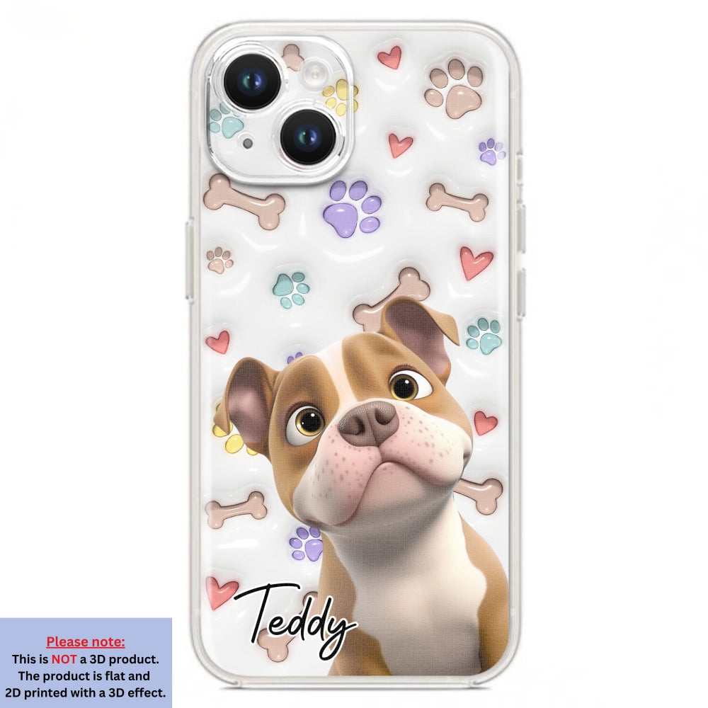Baby Lovely Dogs - Personalized Custom 3D Inflated Effect Phone Case