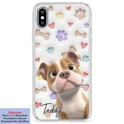Baby Lovely Dogs - Personalized Custom 3D Inflated Effect Phone Case