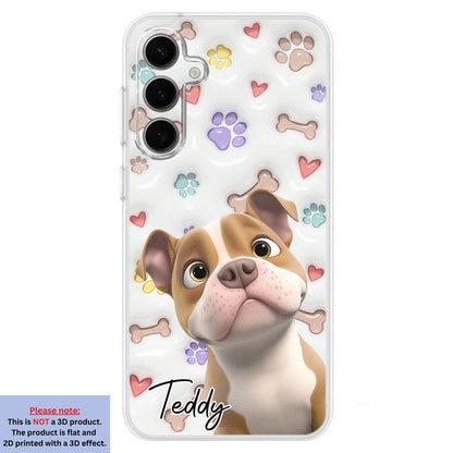 Baby Lovely Dogs - Personalized Custom 3D Inflated Effect Phone Case