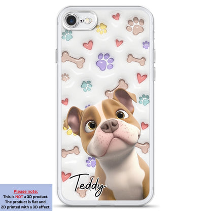 Baby Lovely Dogs - Personalized Custom 3D Inflated Effect Phone Case
