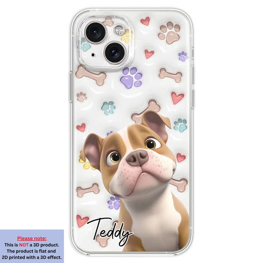 Baby Lovely Dogs - Personalized Custom 3D Inflated Effect Phone Case