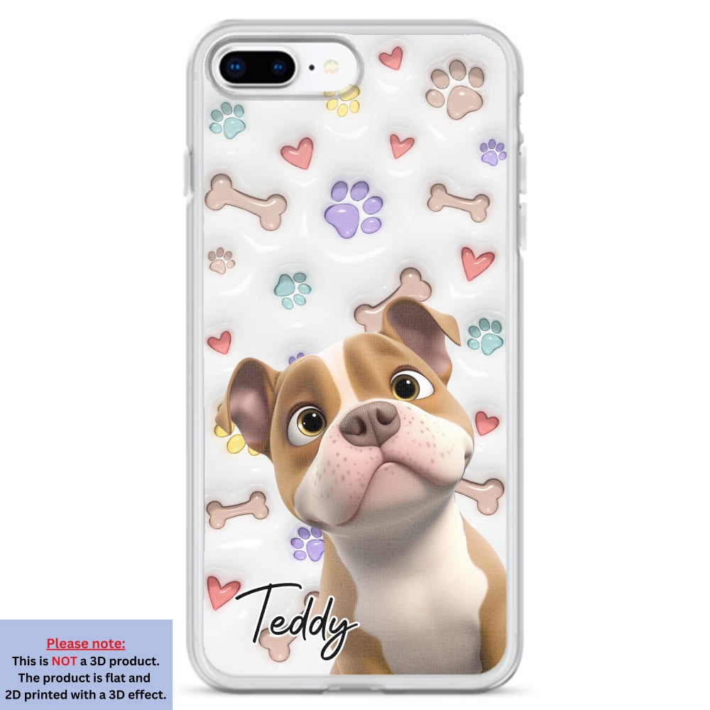Baby Lovely Dogs - Personalized Custom 3D Inflated Effect Phone Case
