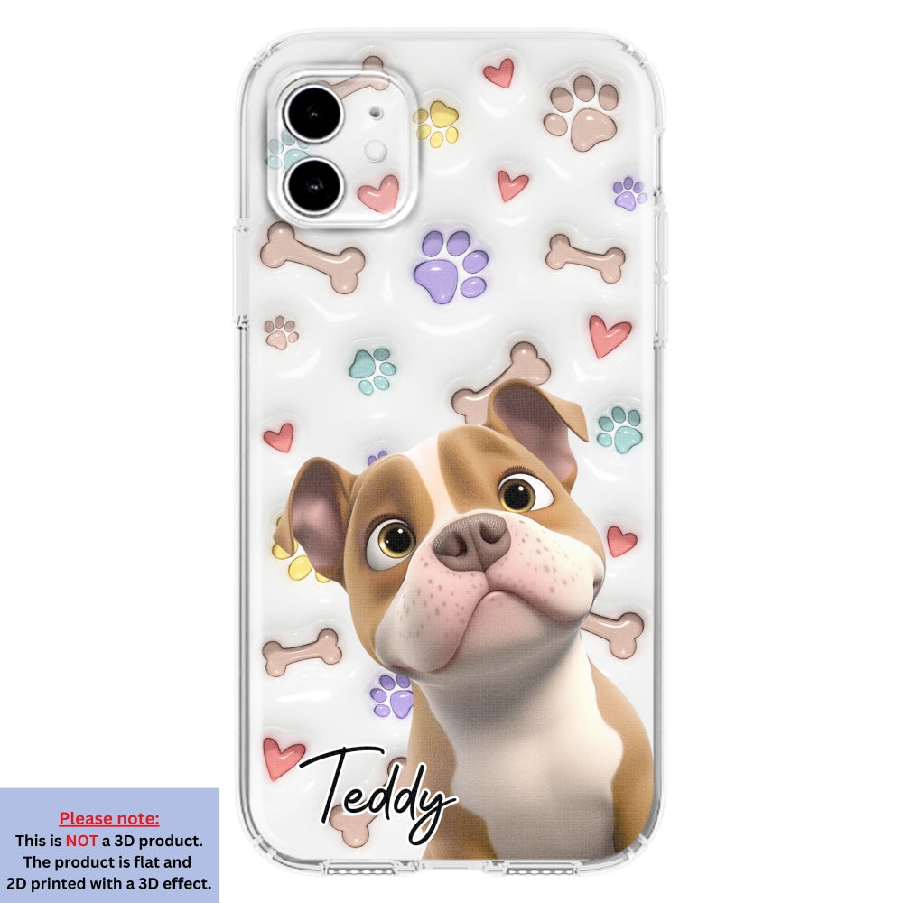 Baby Lovely Dogs - Personalized Custom 3D Inflated Effect Phone Case