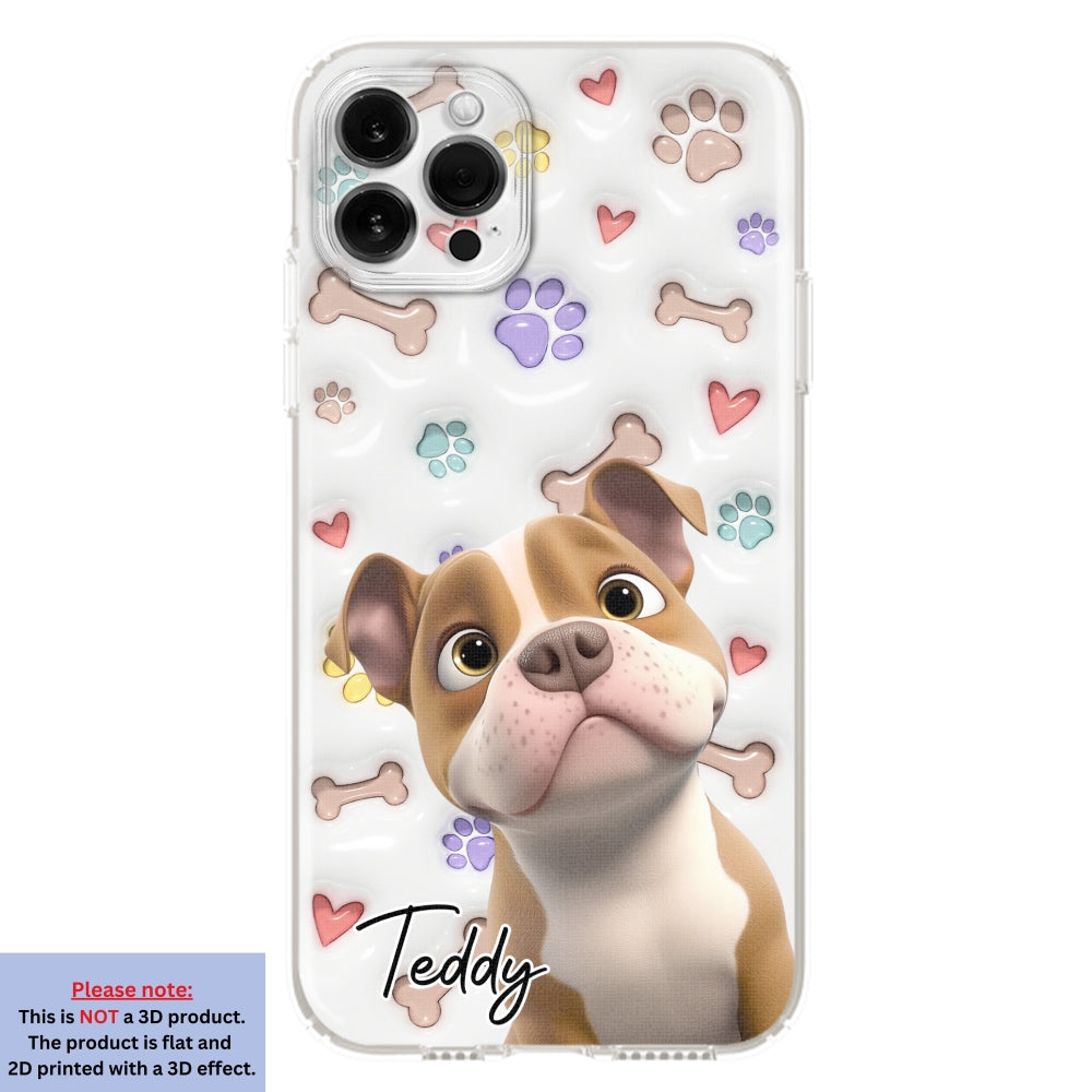 Baby Lovely Dogs - Personalized Custom 3D Inflated Effect Phone Case