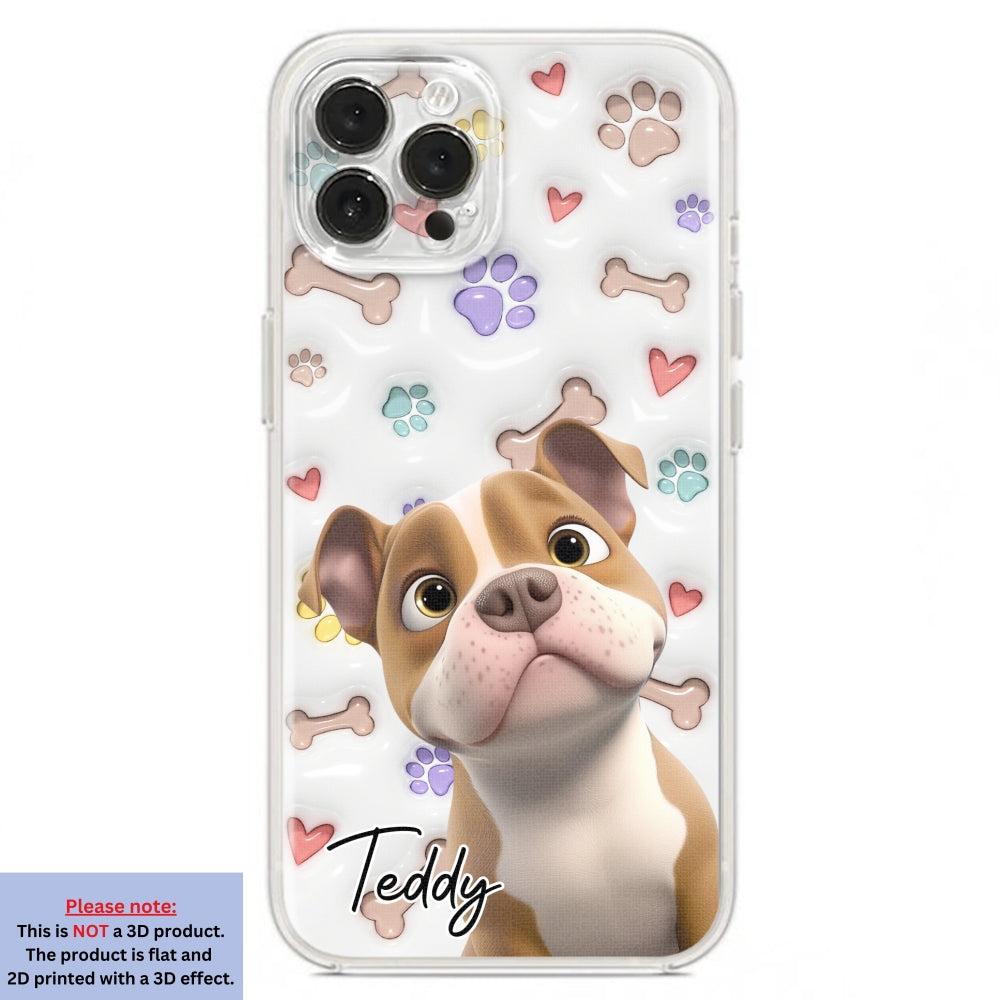 Baby Lovely Dogs - Personalized Custom 3D Inflated Effect Phone Case