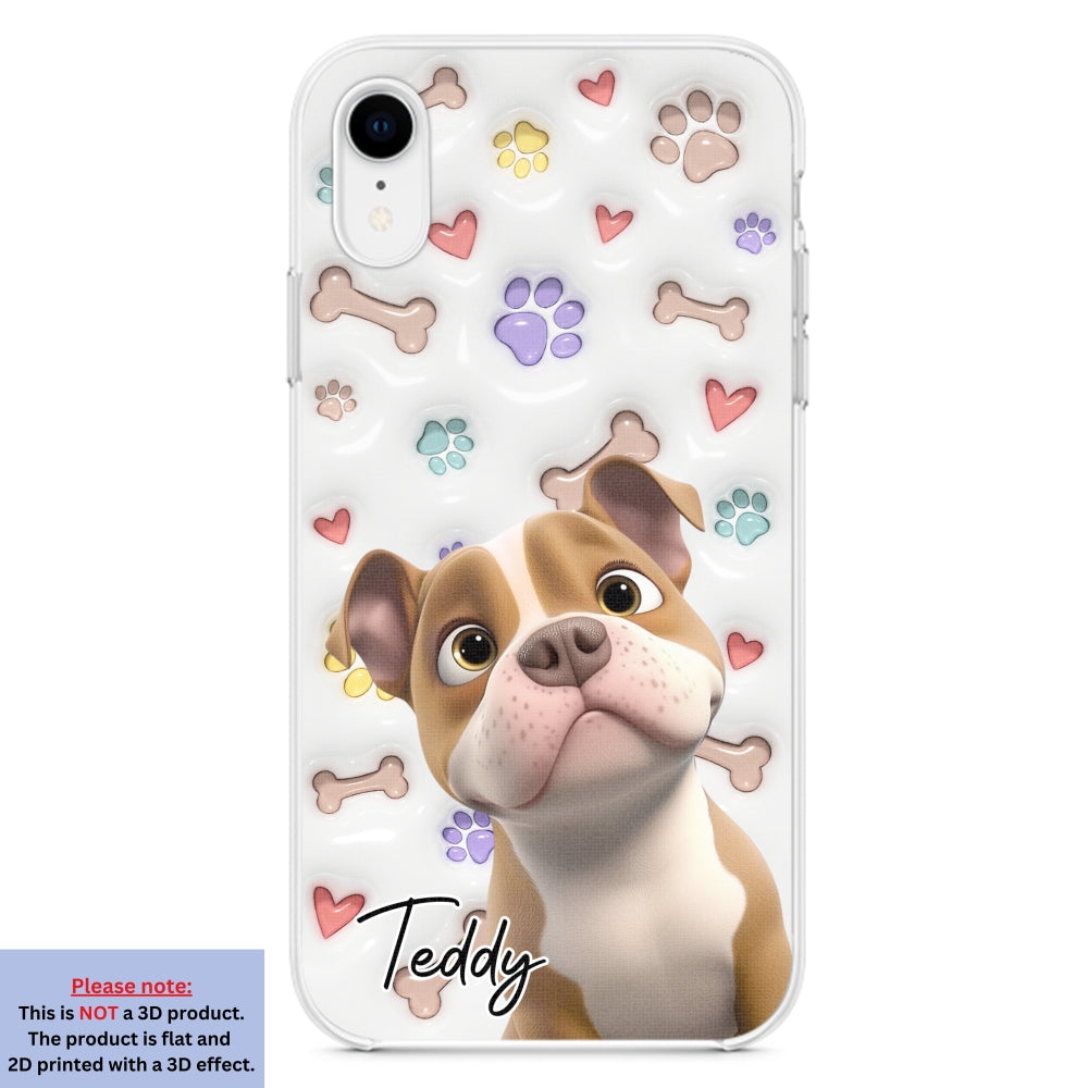 Baby Lovely Dogs - Personalized Custom 3D Inflated Effect Phone Case