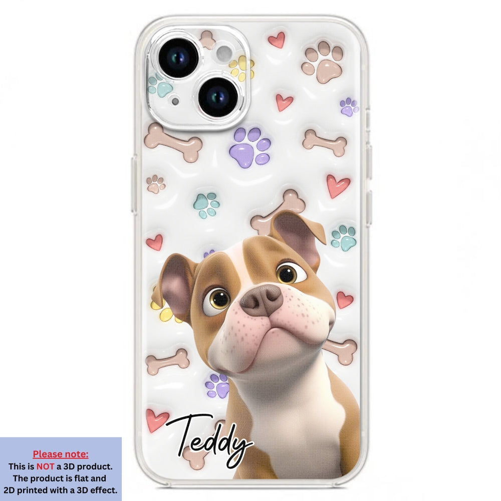 Baby Lovely Dogs - Personalized Custom 3D Inflated Effect Phone Case