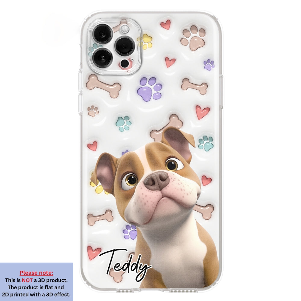 Baby Lovely Dogs - Personalized Custom 3D Inflated Effect Phone Case